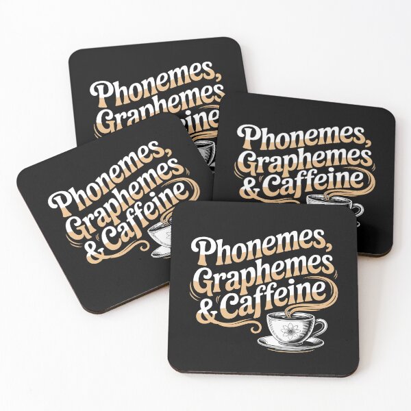 Item preview, Phonemes Graphemes And Caffeine designed and sold by Redgiant87x.