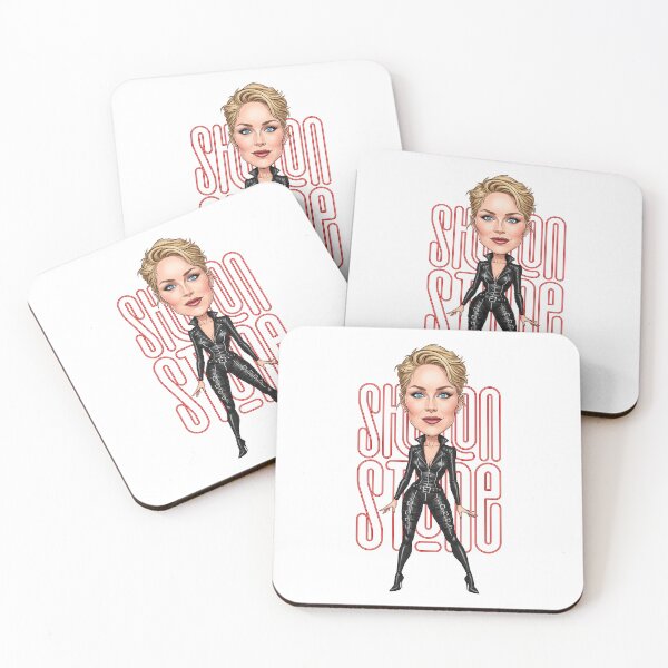 Item preview, Funny Caricature of Sharon Stone American actress and star of Basic Instinct designed and sold by vectorlove.