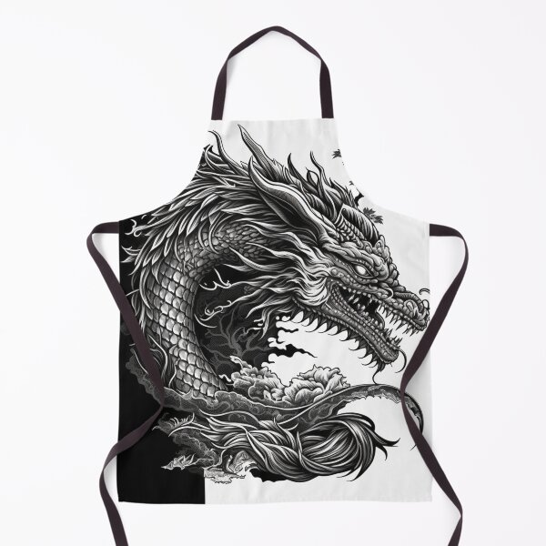 Item preview, MONOCROMATIC Dragon Masterpiece designed and sold by CleverCulture.