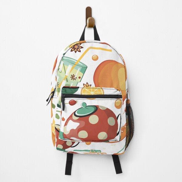 Item preview, Seamless Autumn Pattern with Pumpkins, Rose Hips, Orange Tea, Mulled Wine, and Cozy Seasonal Elements designed and sold by KosaUA.