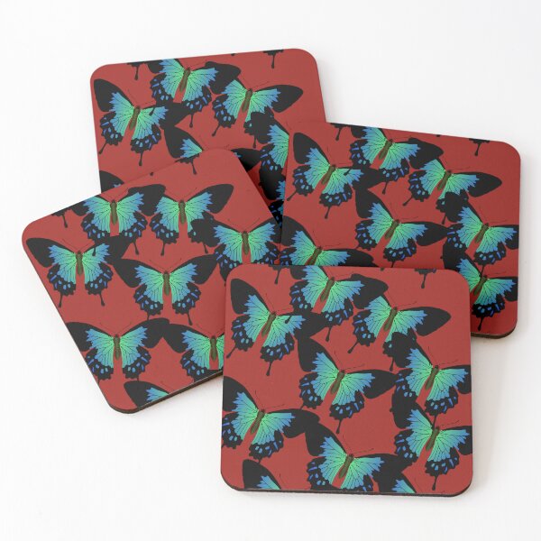 Item preview, Butterflies in Red designed and sold by Esra Collection.