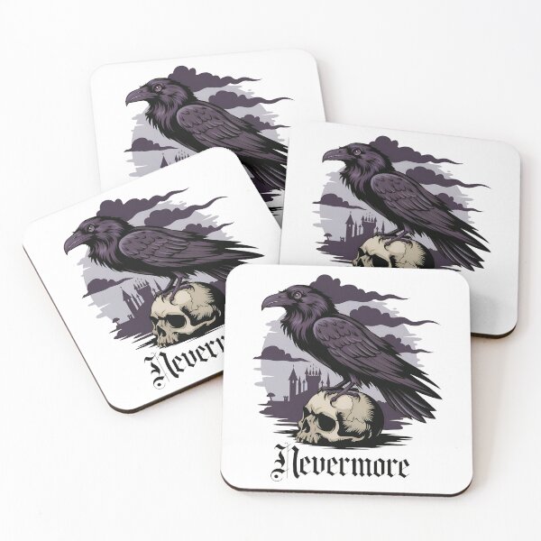 Item preview, Edgar Allan Poe Raven T-Shirt - Nevermore Gothic Literature  designed and sold by al21ex.