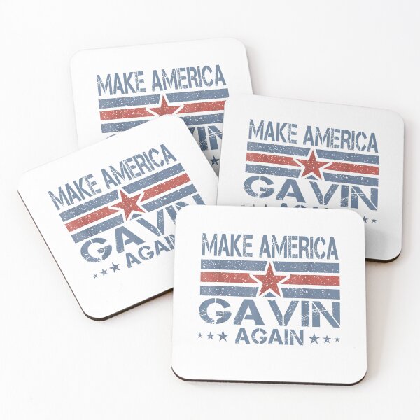 Item preview,   Make America Gavin Again Funny Patriotic USA Flag designed and sold by iam8lu3.