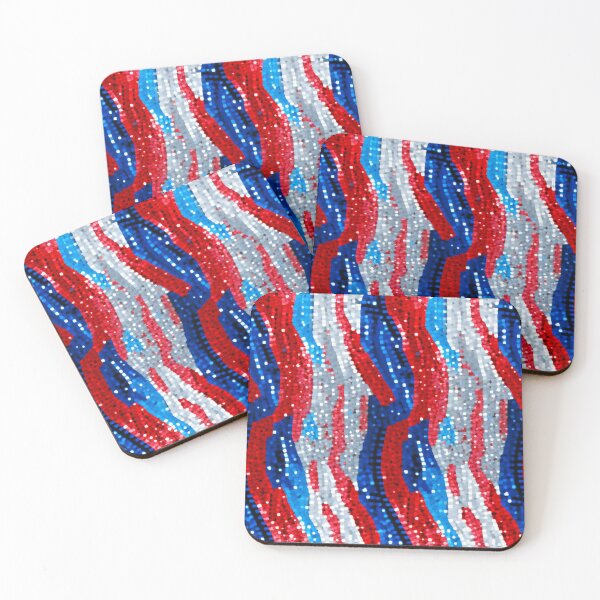 Item preview, PATRIOT PATTERN - RED WHITE AND BLUE - Sequenced  designed and sold by CleverCulture.