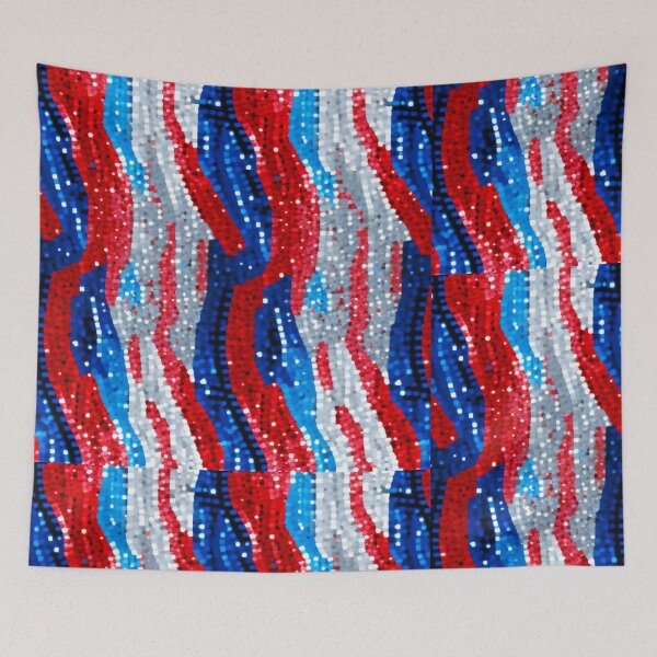 Item preview, PATRIOT PATTERN - RED WHITE AND BLUE - Sequenced  designed and sold by CleverCulture.