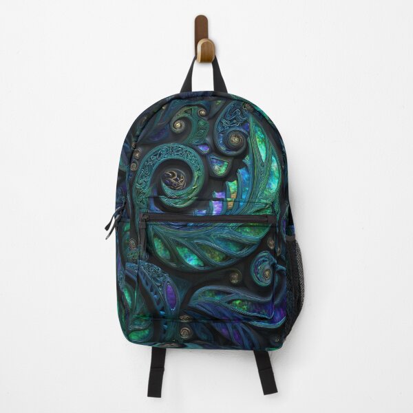 Item preview, New Zealand Māori Paua Pattern Koru Design 477 designed and sold by GrinGalore.