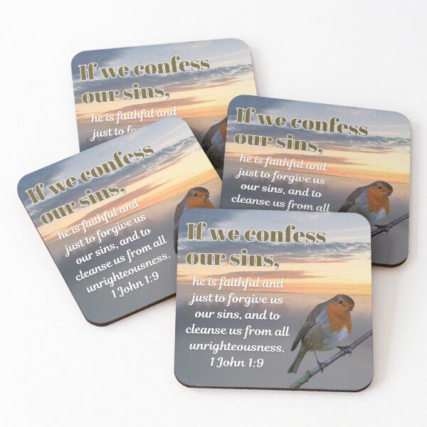 Item preview, 1 John 1:9 designed and sold by DeeFran Designs.
