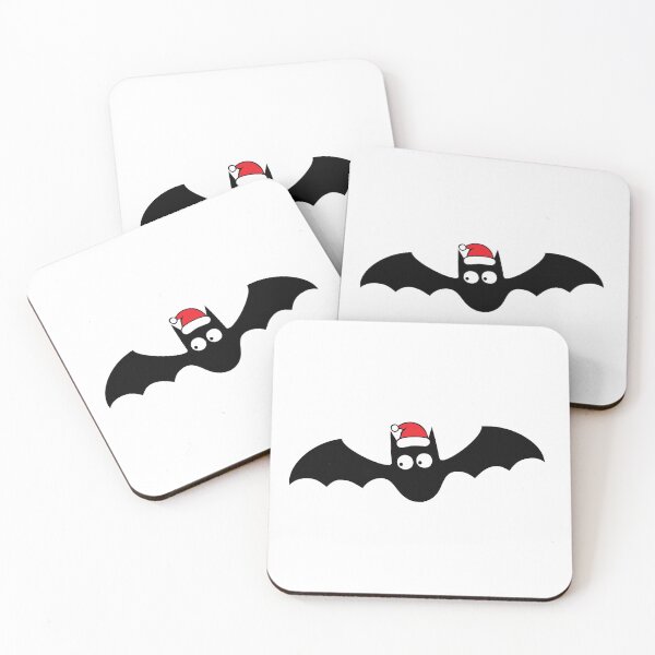 Item preview, Bat with A Santa Hat designed and sold by kyravreeland.