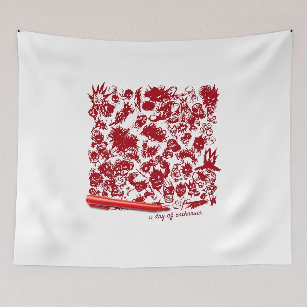 Item preview, A Day of Catharsis Through Doodles designed and sold by KiwiRider.
