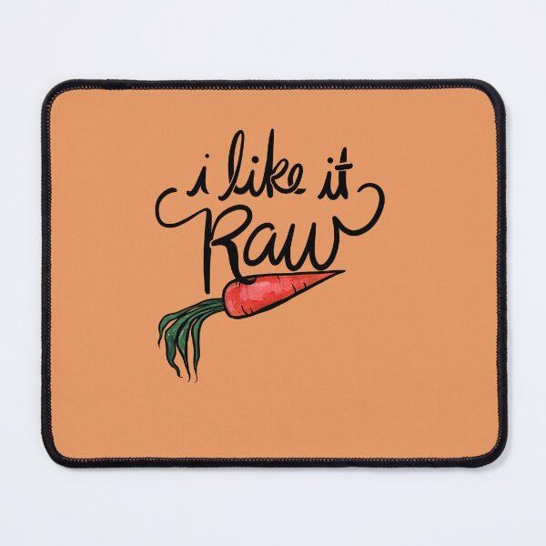 Item preview, Funny Raw Vegan Carrot Pun Design designed and sold by FrictionMaxxing.
