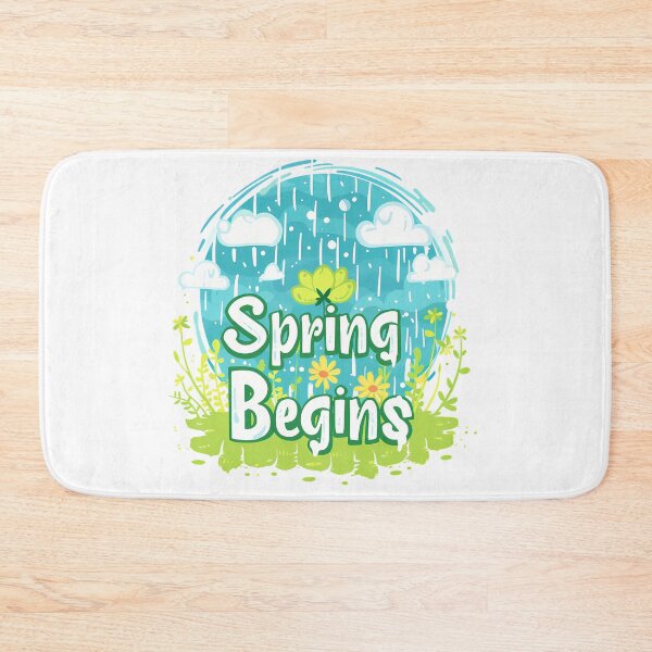 Item preview, Spring Begins – Fresh Seasonal Floral & Rainy Days Graphic Design  designed and sold by DesignArtist.ia.