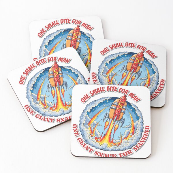 Item preview, Hotdog Rocket – Funny Space Food T-Shirt designed and sold by JP's Print Lab.