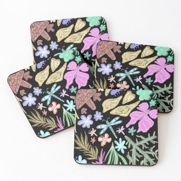Item preview, Wild butterflies ants cactus mushrooms  designed and sold by Lovesicker.