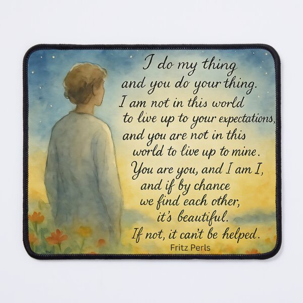 Item preview, Gestalt Prayer Watercolor Art designed and sold by GestaltTees.