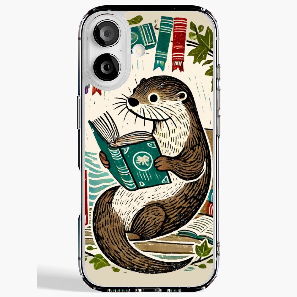Reading Otter Sticker