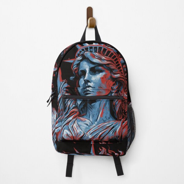 Item preview, Lady Liberty - Statue of Liberty - Art Deco Inspired - RED WHITE and BLUE designed and sold by CleverCulture.