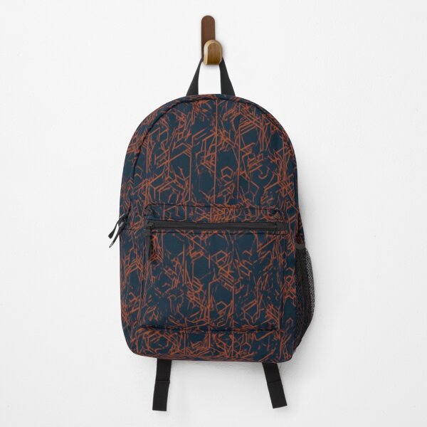 Item preview, Brown and navy blue intersecting stripe pattern designed and sold by saly55887.