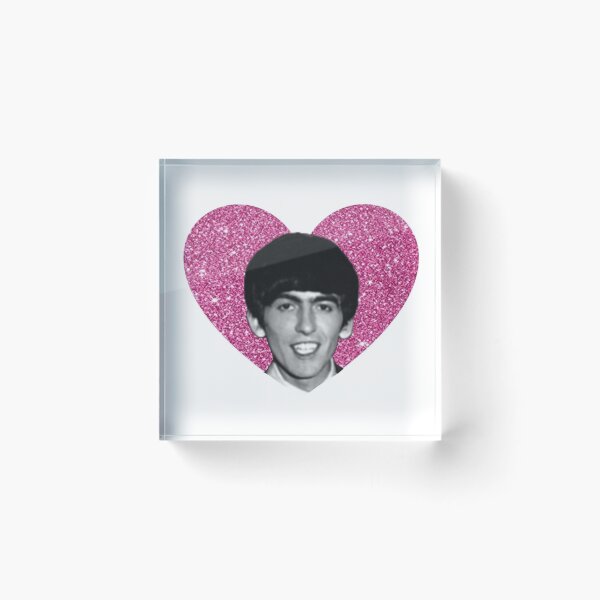 Item preview, George Harrison Glitter Heart designed and sold by ezndwhizz.