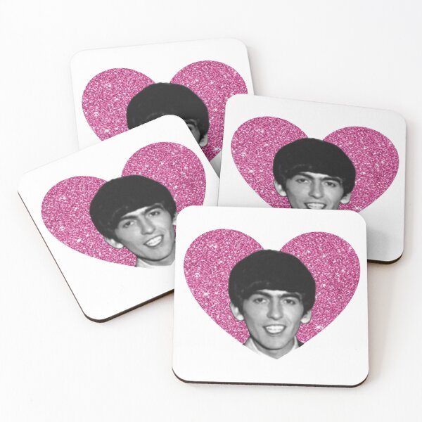 Item preview, George Harrison Glitter Heart designed and sold by ezndwhizz.