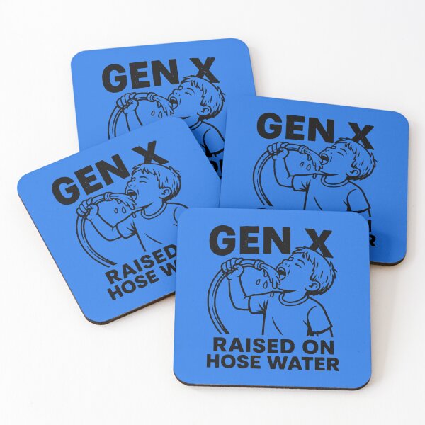 Item preview, GEN X - RAISED ON HOSE WATER - Xennial Humor - 70s 80s 90s designed and sold by Darling DeDe.