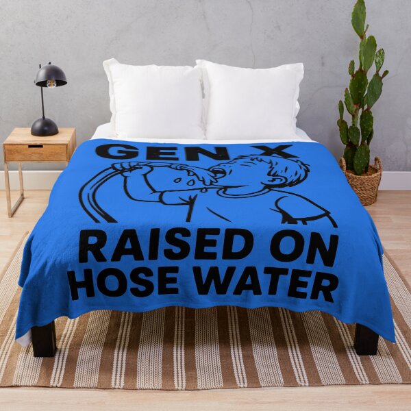 Item preview, GEN X - RAISED ON HOSE WATER - Xennial Humor - 70s 80s 90s designed and sold by Darling DeDe.