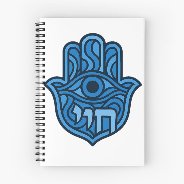 Item preview, Hamsa azul y chai designed and sold by SebbanArts.