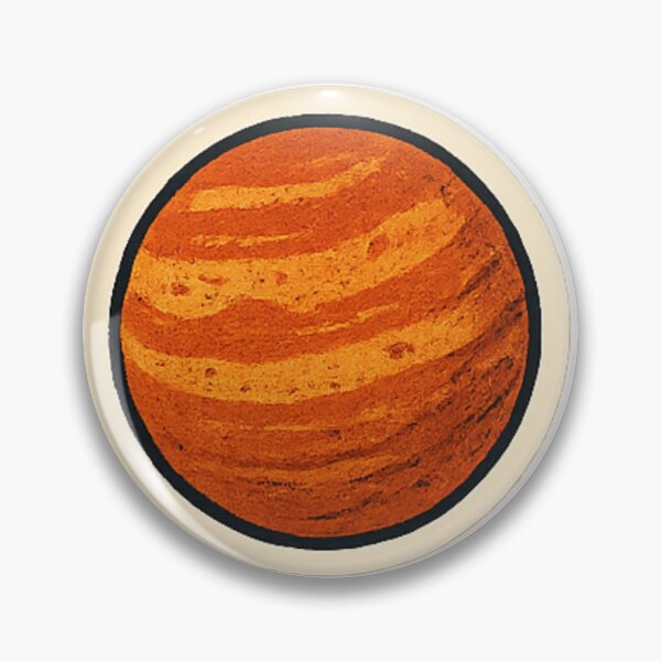 Artikelvorschau, Retro-Planetenaufkleber im Jupiter-Stil entworfen und verkauft von efsinazenn.