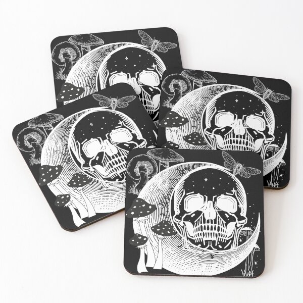 Item preview, Nighty skull designed and sold by KathrinePaquinArtistePeintre.