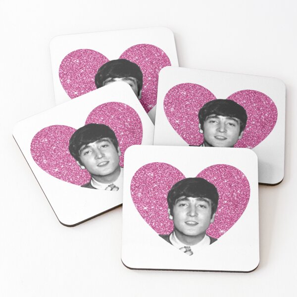 Item preview, John Lennon Glitter Heart designed and sold by ezndwhizz.