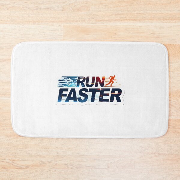 Item preview, RUN FASTER – Motivational Triathlon Sticker for Athletes & Runners designed and sold by Triathlongram.
