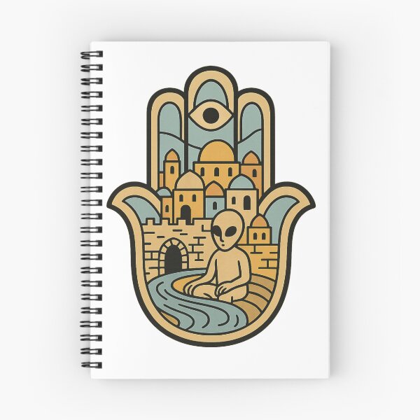 Item preview, Hamsa of the Galactic City designed and sold by SebbanArts.