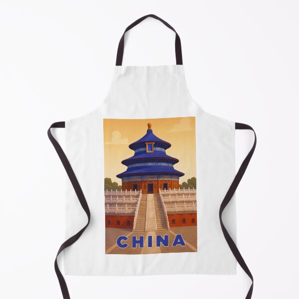 Item preview, China Vintage Travel Poster Minimal Retro Art Poster Temple of Heaven designed and sold by artra-shop.