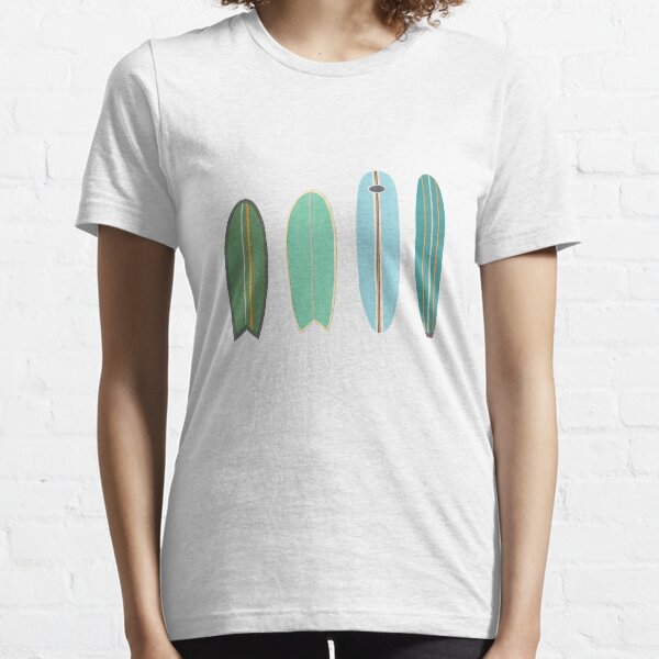 Surfboard line up blue-green Essential T-Shirt
