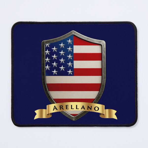 Item preview, Arellano Family USA Shield, Patriotic Heritage Banner designed and sold by Highlandkings.