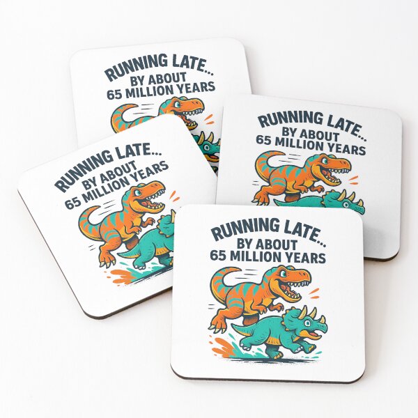 Item preview, Running Late designed and sold by Diesel Drinking Dinosaurs.