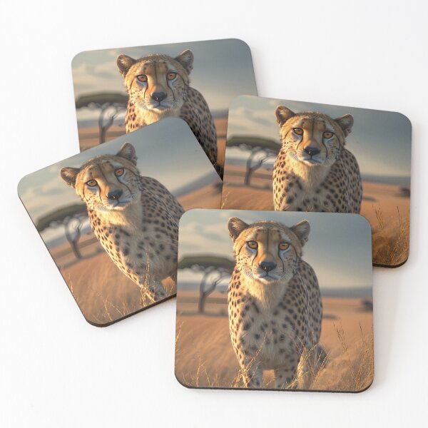 Item preview, Savanna Stare: Cheetah at Dusk designed and sold by eyeconart.