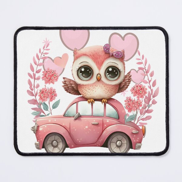 Item preview, Owl on the Go – Cute Whimsical Owl Art designed and sold by Endless Chaos.