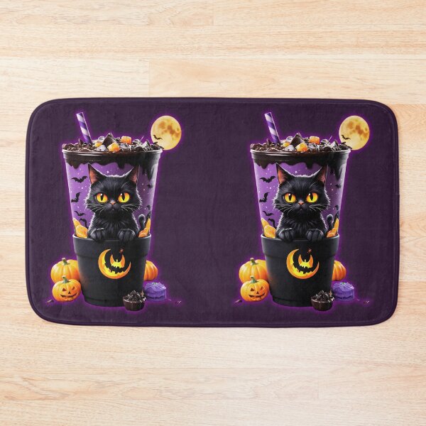 Item preview, 真夜中の魔法ドリンクと黒猫 (Mayonaka no Mahō Dorinku to Kuroneko) designed and sold by CamillaCreation.