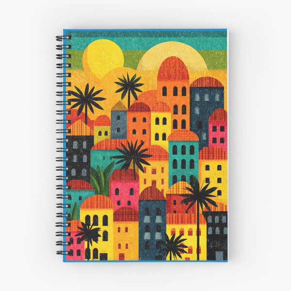 Item preview, Richly Colored Buildings in a Sunny Tropical City designed and sold by Piotrek0001.