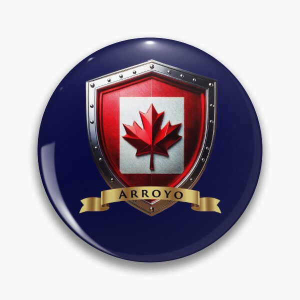 Item preview, Escudo canadiense de la familia Arroyo, escudo del apellido Maple Leaf designed and sold by Highlandkings.