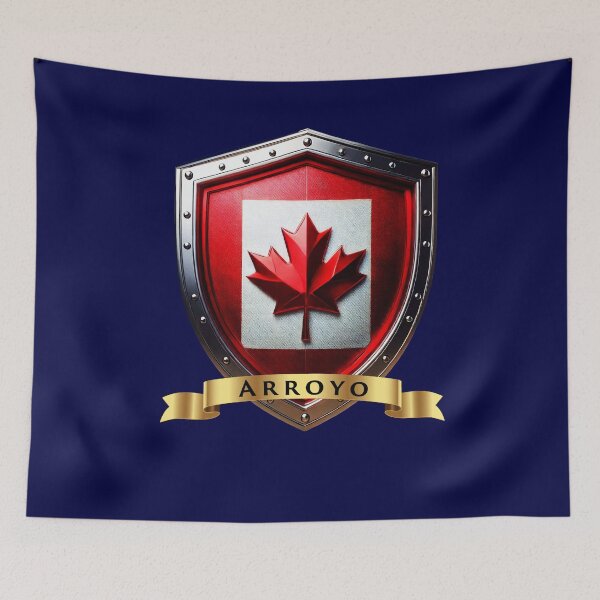 Item preview, Escudo canadiense de la familia Arroyo, escudo del apellido Maple Leaf designed and sold by Highlandkings.
