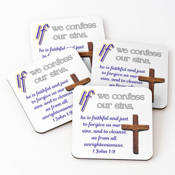 Item preview, 1 John 1:9 - Cross designed and sold by DeeFran Designs.