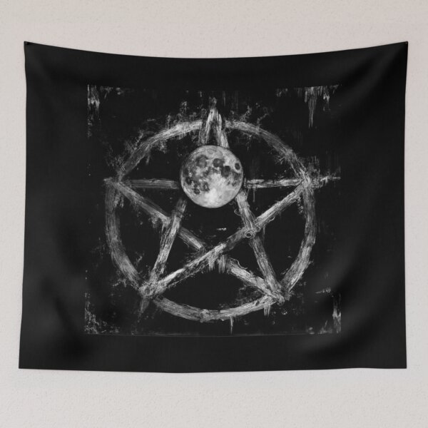 Item preview, Pentagram and its Full Moon designed and sold by DarkArts66.