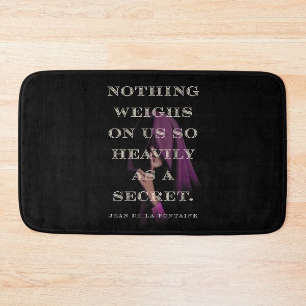 Item preview, Jean de La Fontaine: Nothing weighs on us so heavily as a secret. designed and sold by artbleed.