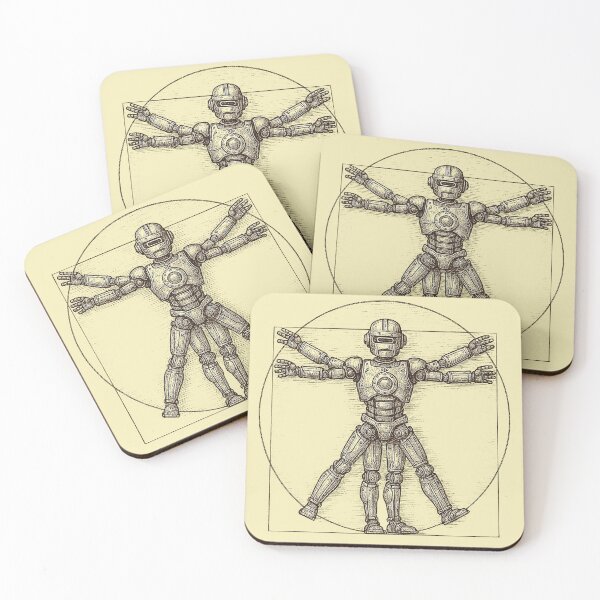 Item preview, Cybernetic Robot Vitruvian Man designed and sold by FLIP-original.