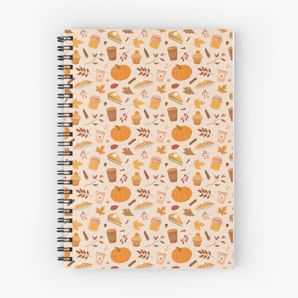 Item preview, Pumpkin Treats Autumn Pattern – Pumpkin Pie, Drinks, Cupcakes and Cinnamon designed and sold by smeraldosecrets.