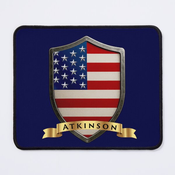 Item preview, Atkinson Family USA Shield, Stars and Stripes Crest of Pride designed and sold by Highlandkings.