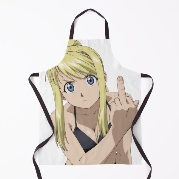 Item preview, Anime Middle Finger - Winry Waifu designed and sold by Kuroi Pixel.