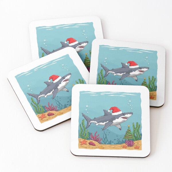 Item preview, Santa Shark Undersea Christmas designed and sold by k3rstman1.