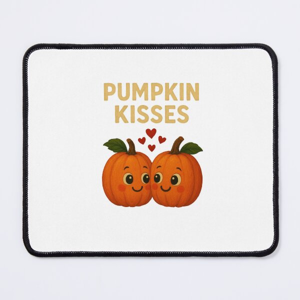 Item preview, Pumpkin Kisses – Cute Fall Pumpkin Couple Design designed and sold by Liv Solara.